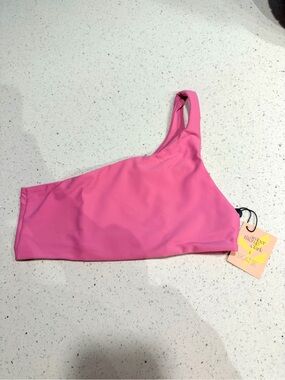 NWT Skatie Ellis Bikini Top - Dahlia Hot Pink - S